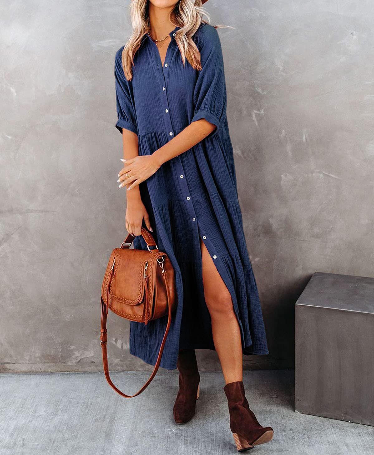 CLEA – ELEGANTES KOMFORTHEMD Kleid